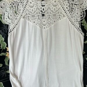 Elegant White Lace Top